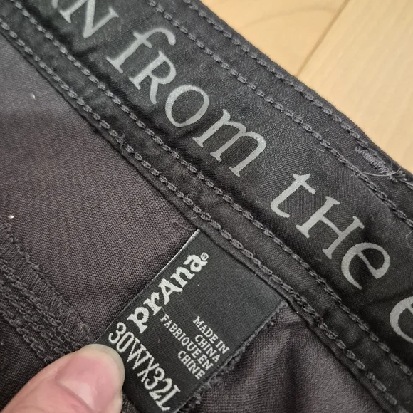 Prana Dark Grey Zion Stretch Pants - Picture 3 of 4